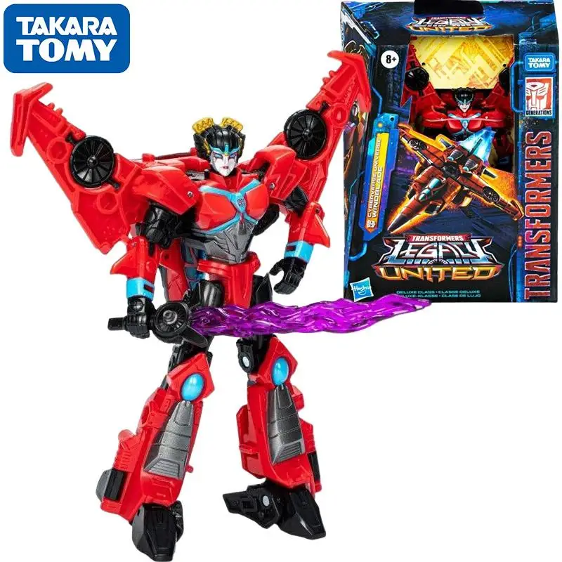 

Экшн-фигурка робота Takara Tomy Transformer Legacy United Deluxe Class Cyberverse Universe Windblade аниме игрушки