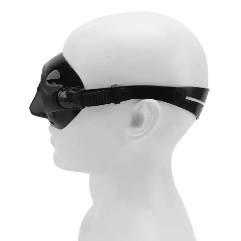 Diving Face Goggles Cover No Leakage Wide View Safe Tempered Glass Snorkeling Goggles Swimming Pool Accessory