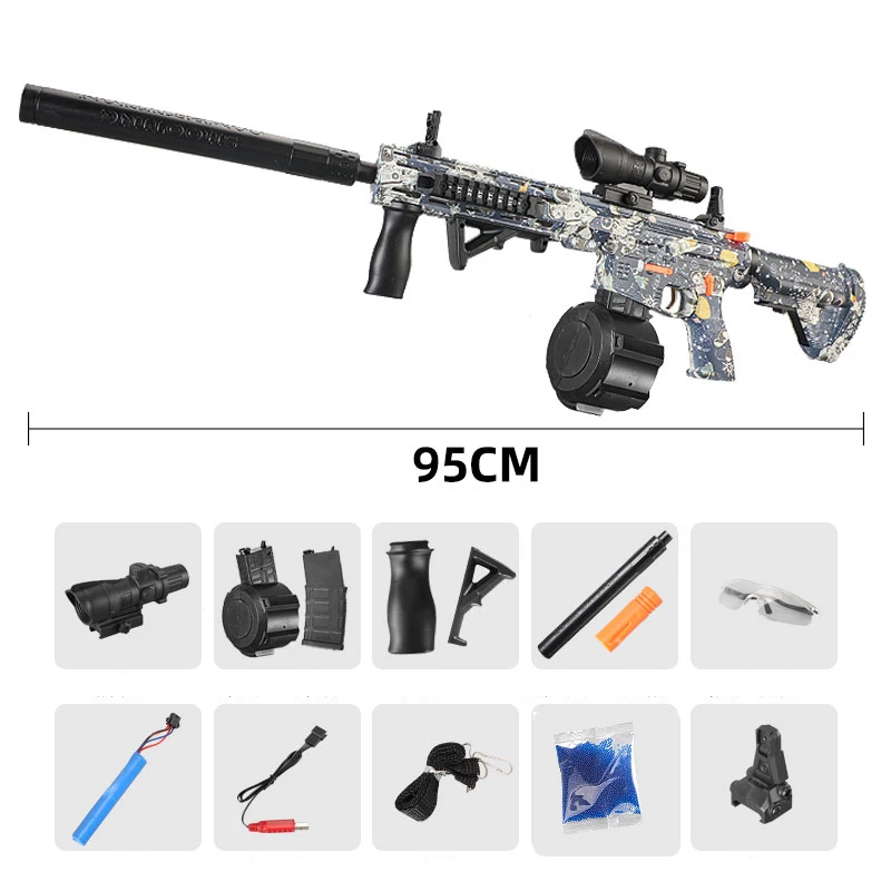 Pistolet Jouet Blaster À Bille Électrique M416 – Grande