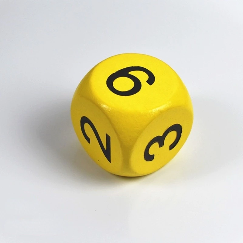 3Cm Solid Wood Numbers Large Wooden Dice Children's Cognitive Aid Game Props Dice 10Pcs/set game dice,dice set