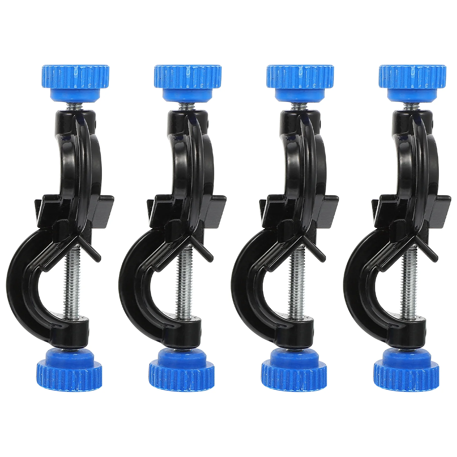 4 Pcs Iron Stand Accessories Laboratory Support Equipment Clamp Boss Head Stand Right Angle Clamp Bracket Aluminum Alloy