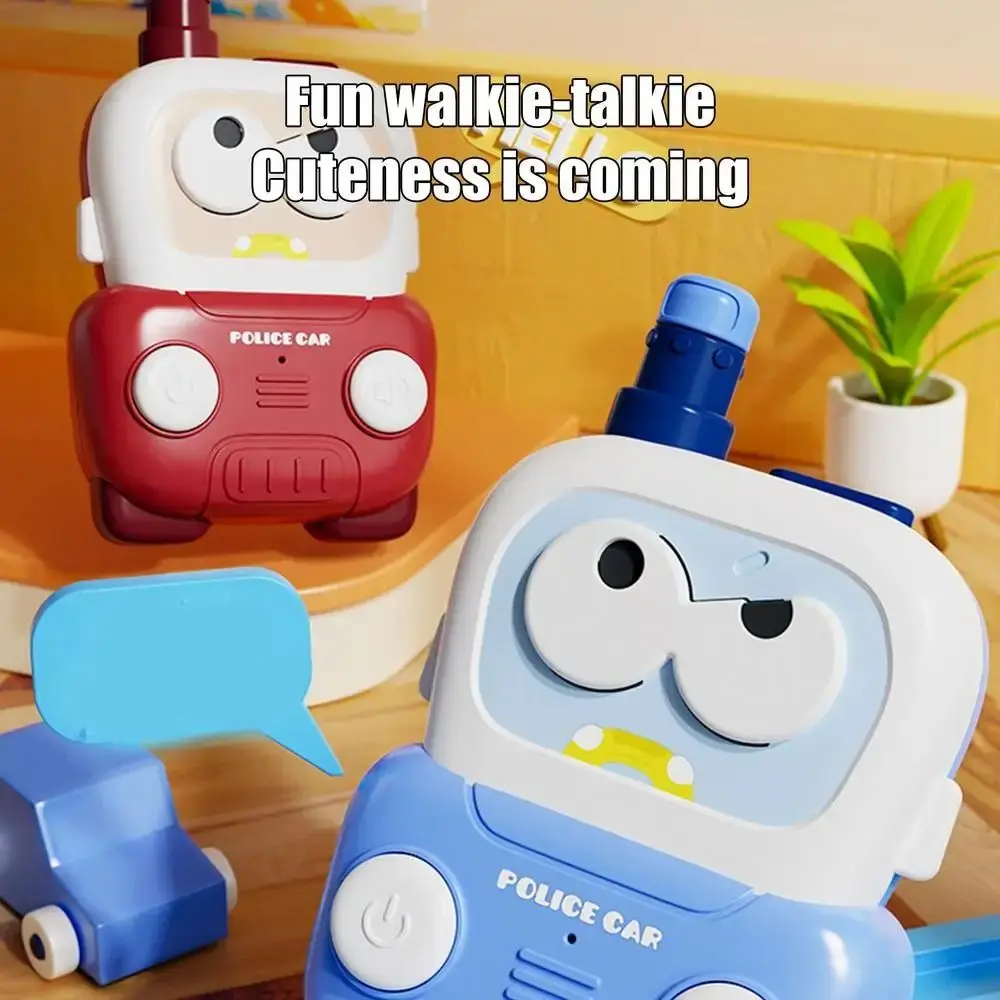 2Pcs Banana Kids Walkie Talkie Toys Cartoon Transceiver Mini Handheld Walkie Talkie Battery Powered No Radiation