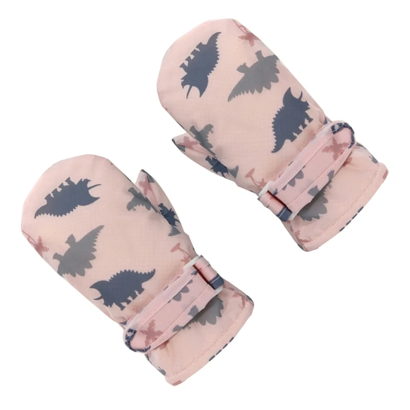 Children Winter Warm Gloves Boys Girls Waterproof Windproof Non-slip Snow Mittens Extended Wrist Skiing Sports Gloves