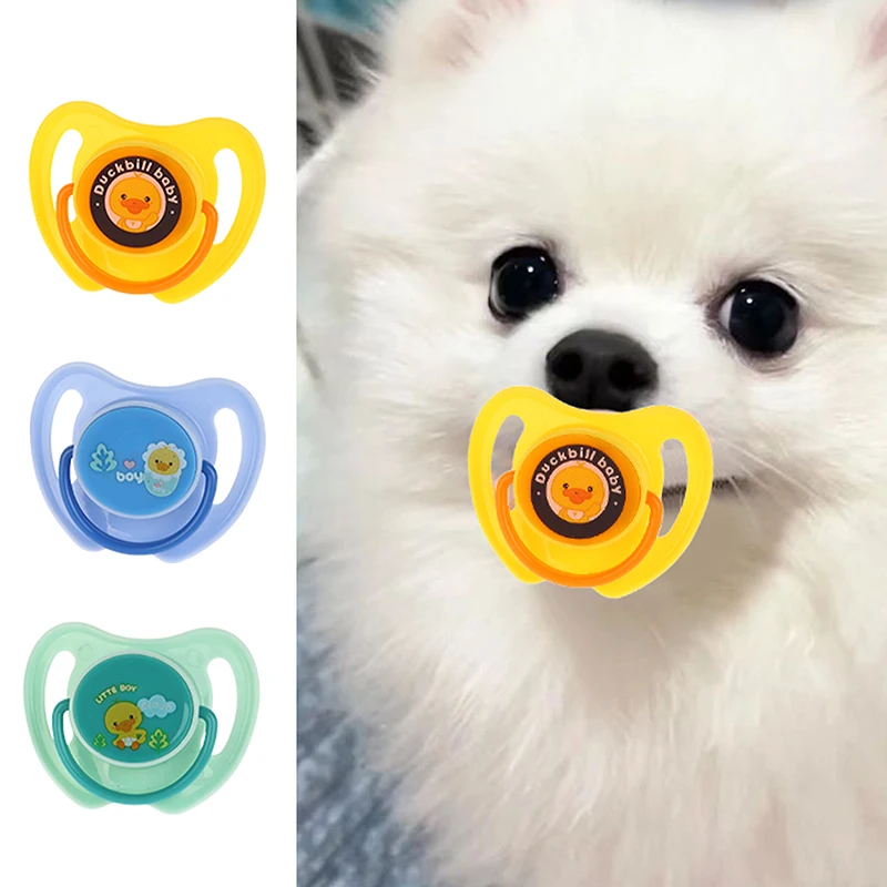 1Pcs-Practical-Pet-Calming-Pacifier-Soft-Silicone-Dog-Molar-Toy-Durable ...