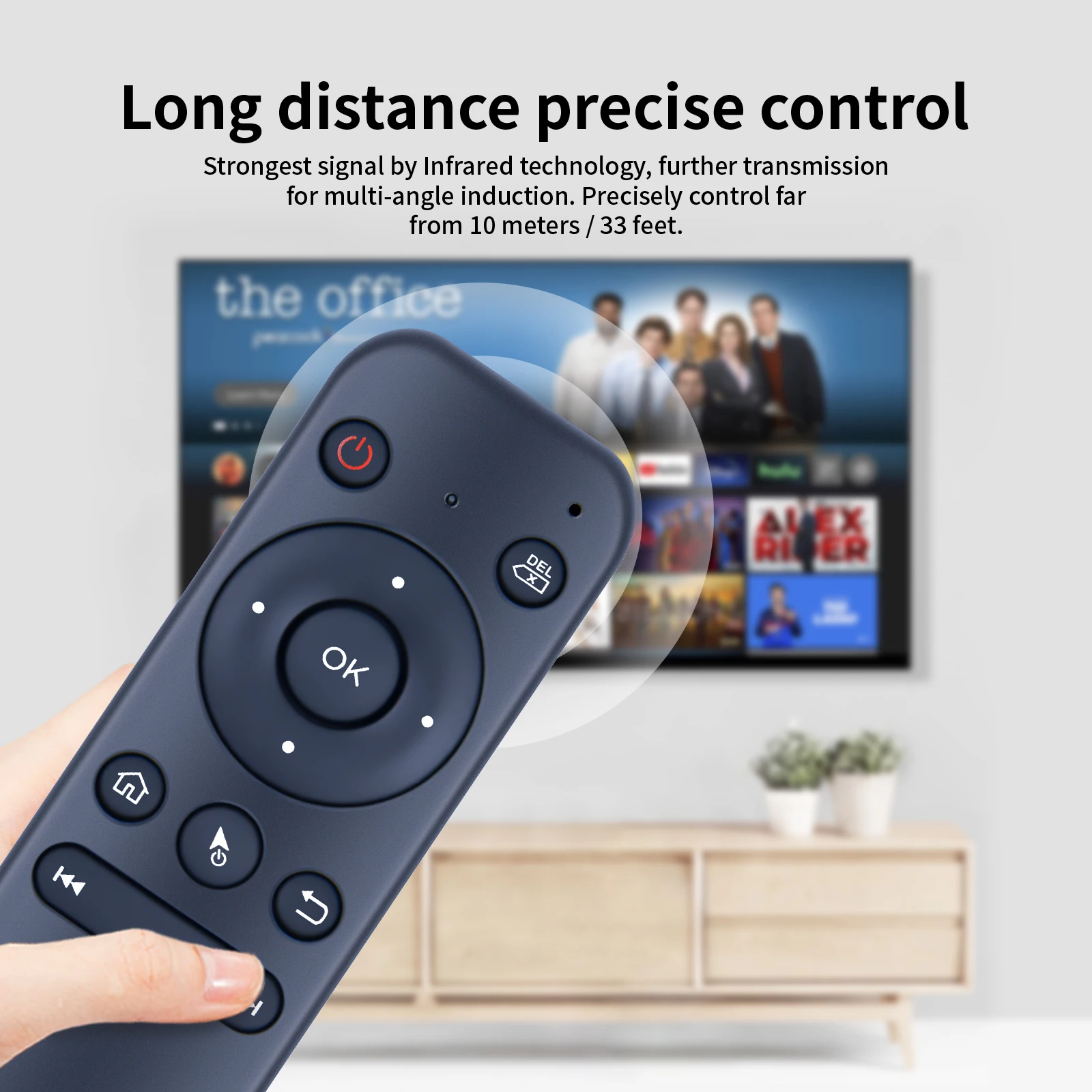 Remote Control fit for Ottocast CarPlay AI Box Compatible with