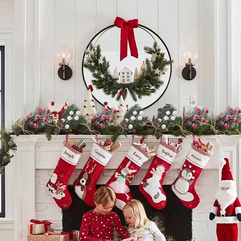 30/1pcs Christmas Artificial Berry Branches Plastic Fake Berries Stem Pine Flowers Home Party Wedding Wreath DIY Craft Ornaments_voghion.com