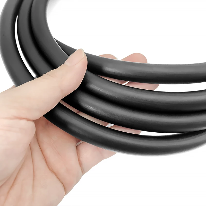 NBR Black Fuel Hose Oil Resistant Tube Heat-Resistant Flexible Soft Rubber Pipe for Petrol and Diese ID 2/3/4/5/6/7/8mm 1/3Meter rubber hose fuel hose rubber tube rubber tubing fuel gas hose