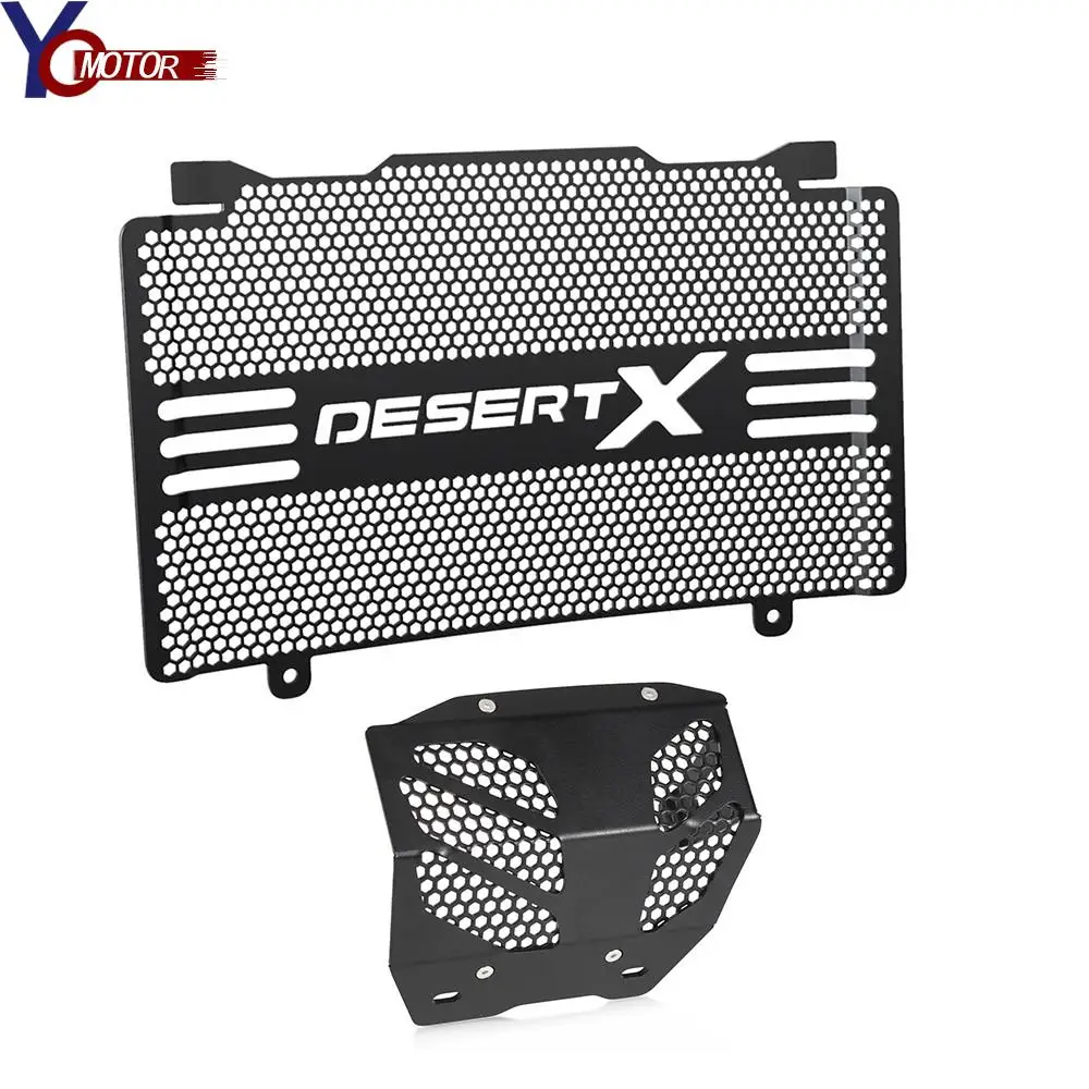 

DESERTX Accessories For Ducati Desert X 2022 2023 Aluminum Motorcycle Engine Guards Protector Radiator Grille Guard Cover Sets
