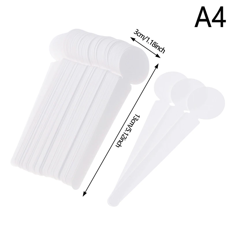 100Pcs Aromatherapie Geur Parfum Essentiële Oliën Test Tester Papier Strips  15