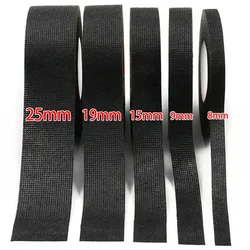 Heat - Resistant Fabric Electrical Tape for Auto Wiring and Cable Organization (Black)