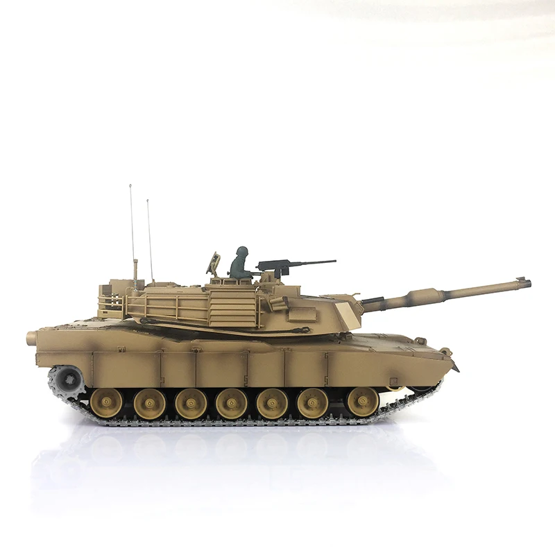 Heng Long 1/16 7.0 Customize Abrams Tank RC Remote 3918 360° Turret Barrel Recoil TH17803-SMT4 3