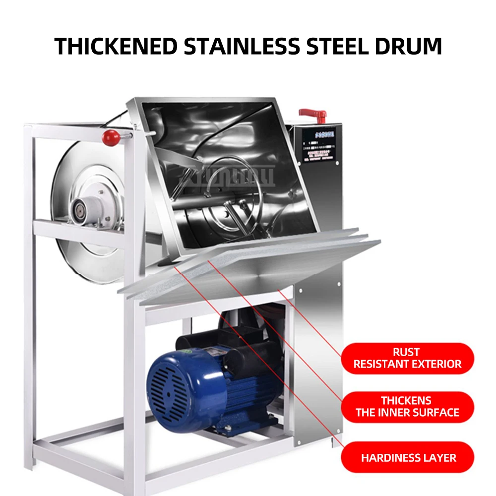 25kg Commercial Automatic Dough Mixer Large Capacity Flour Mixing Blenders Kneading Machine 3