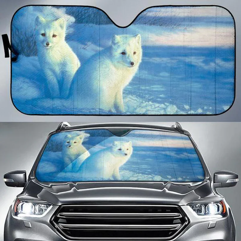 

Автомобильный солнцезащитный козырек Arctic Fox, автомобильный солнцезащитный козырек,