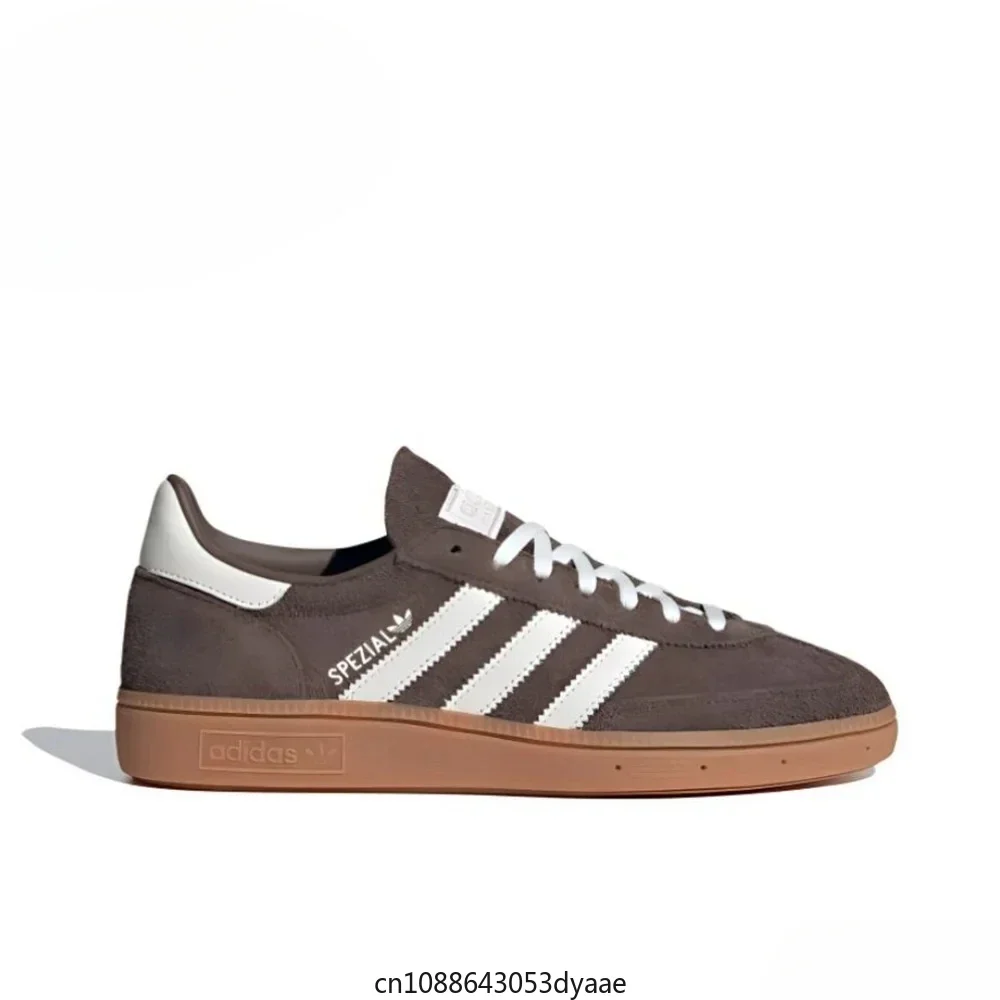 Skateboarding shoes Adidas Originals Handball Spezial Brown Flat Classic Versatile For Men Women Couples Sneakers IF6490