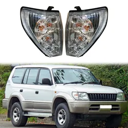 Car Front Corner Light Turn Signal Indicator Lamp Without Bulb For Toyota Land Cruiser FJ90 Prado 1997-2002 81511-60510