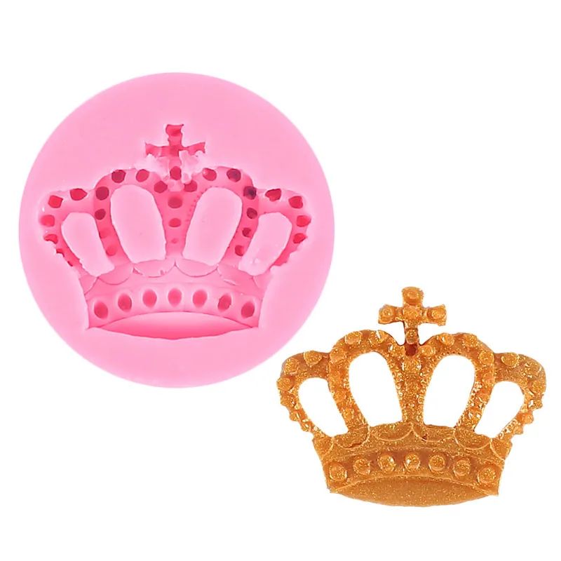 

Princess Crown Silicone Cake Mold For Candy Chocolate Jelly Baking Moulds Sugar Craft Cupcake Topper Fondant Decorating Tools