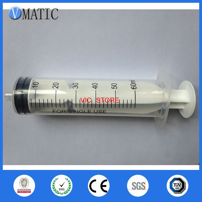

Free Shipping 10Pcs/Set 60ml 60cc Glue Dispensing Plastic Syringe Liquid Dispenser Syringe