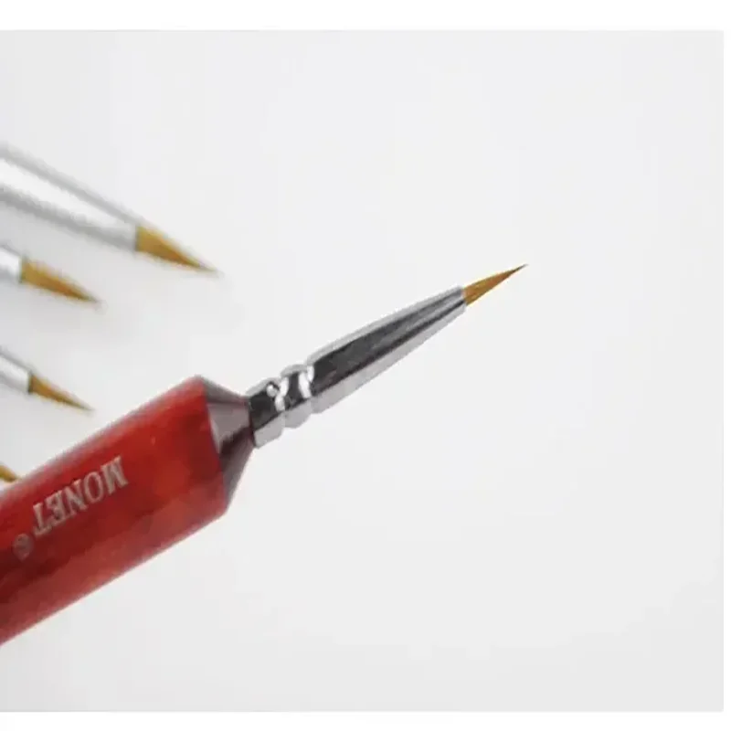 6pieces /lot 000#~3# Model DIY Pen Pointed Painting Brush Outline Pen Combo for Assembly Model Building Military Tool