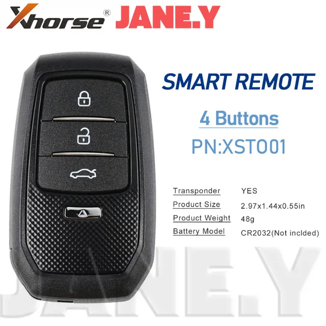 Global Xhorse vvdi Key เครื่องมือสําหรับ Toyota 4D 8A 4A XSTO01EN Universal VVDI XM38 Smart Key Fob ชิปสนับสนุน 312 314 315 434 สร้าง 5