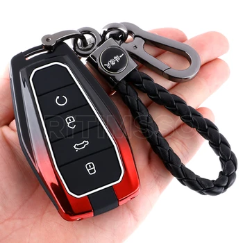 Lega Gel di silice custodia per chiave a distanza per Auto custodia per Geely Emgrand X7 EX7 Coolray 2019-2020 accessori per Fob per lo Styling automatico - Lega Gel di silice custodia per chiave a distanza per Auto custodia per Geely Emgrand