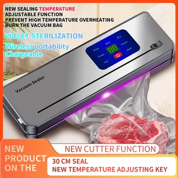 Wireless portable vacuum sealing machine with multi package vacuum touch button and sealed countdown display 1