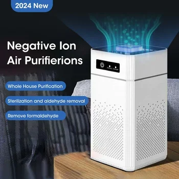 Air Purifier Smoke Odor Generator Protable Air Cleaner with Replaceable HEPA Filter for Car Room Kitchen Efficient Purifying Air
