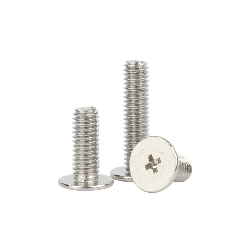 M3 M4 M5 M6 CM Nickel Plated Phillips Flat Head Screws Notebook Digital Screws