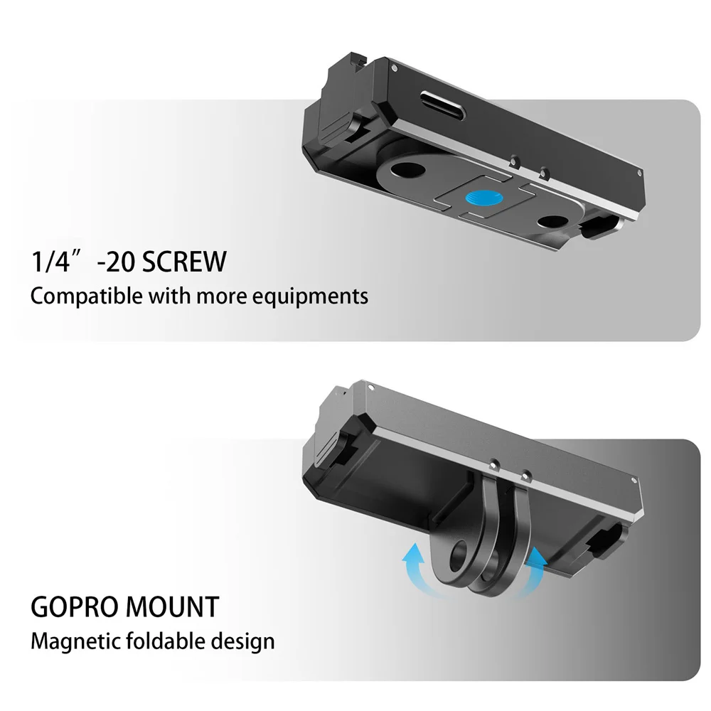 For Insta360 Go 3 Magnetic Quick Release Adapter Portable Mount Bracket Thumb Camera Rechargeable Base Action Camera Accessories