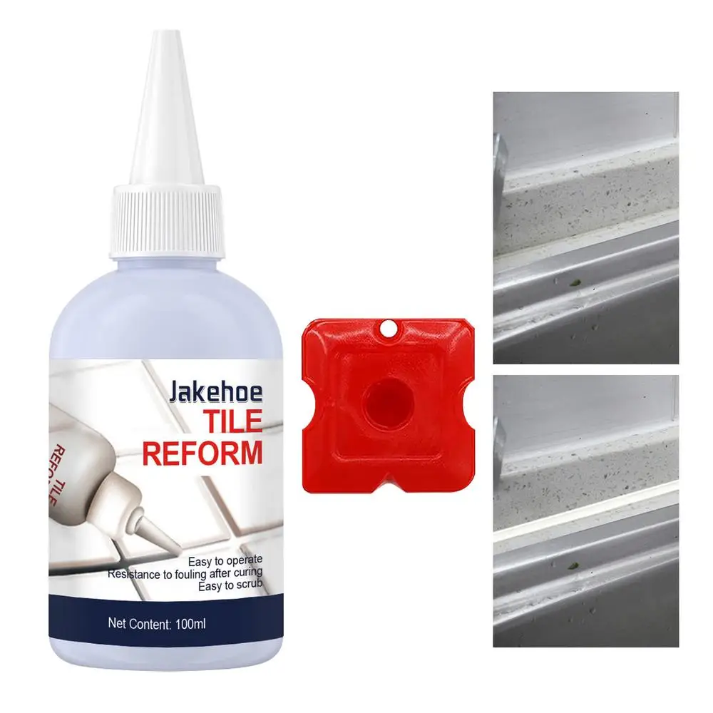 Description Picture 2 of itemGrout Filler Tube Repair Kit Grout Paint Tile Filler Waterproof Tile Grout Filler Tubes Grout Tiling Tile Reviver Repair For