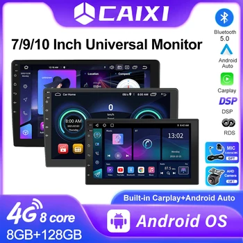 Radio de coche CAIXI Universal de 7, 9 y 10 pulgadas 2DIN con Android 16 y CarPlay para Volkswagen, Fiat, Renault, Nissan, Hyundai. Autoradio multimedia para coche. 1