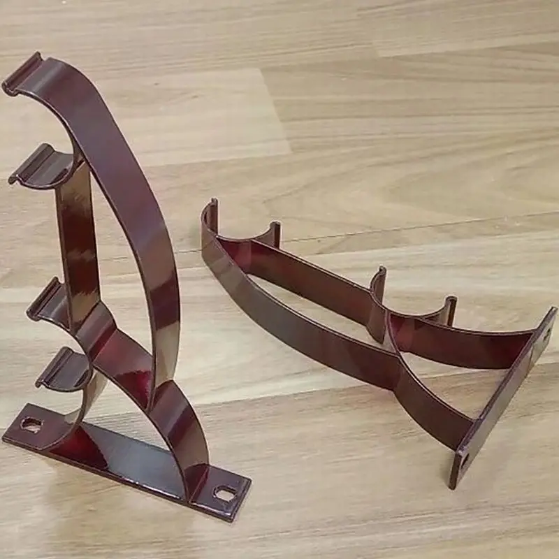 2PCS/Lot Double Curtain Rod Bracket for 25-28mm Rod Aluminum Alloy Window Blind Rod Brackets, Rod Holder for Window Blind Rod