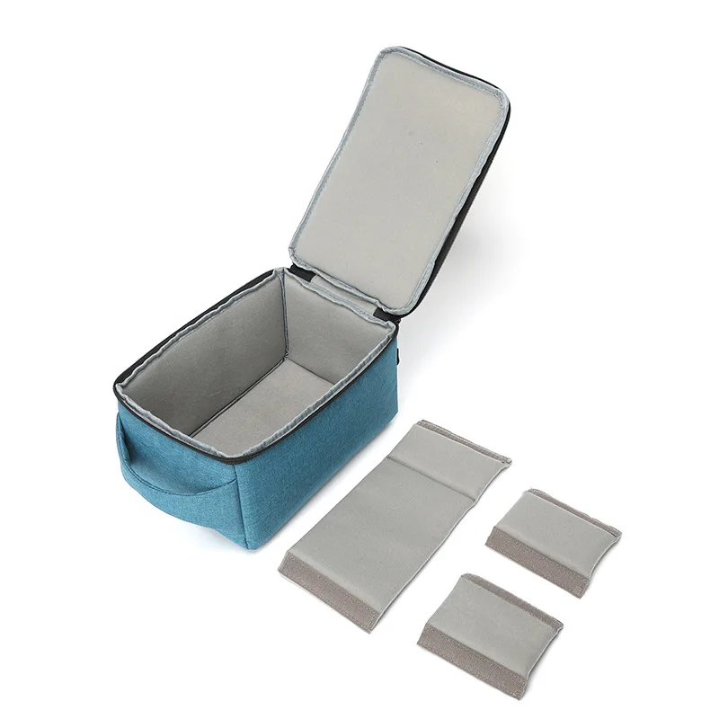 DSLR 카메라 삽입 가방 방수 휴대용 내부 파티션 패딩 보호 가방 슈퍼 두꺼운 드롭 방지 라이너 삽입 핸드백