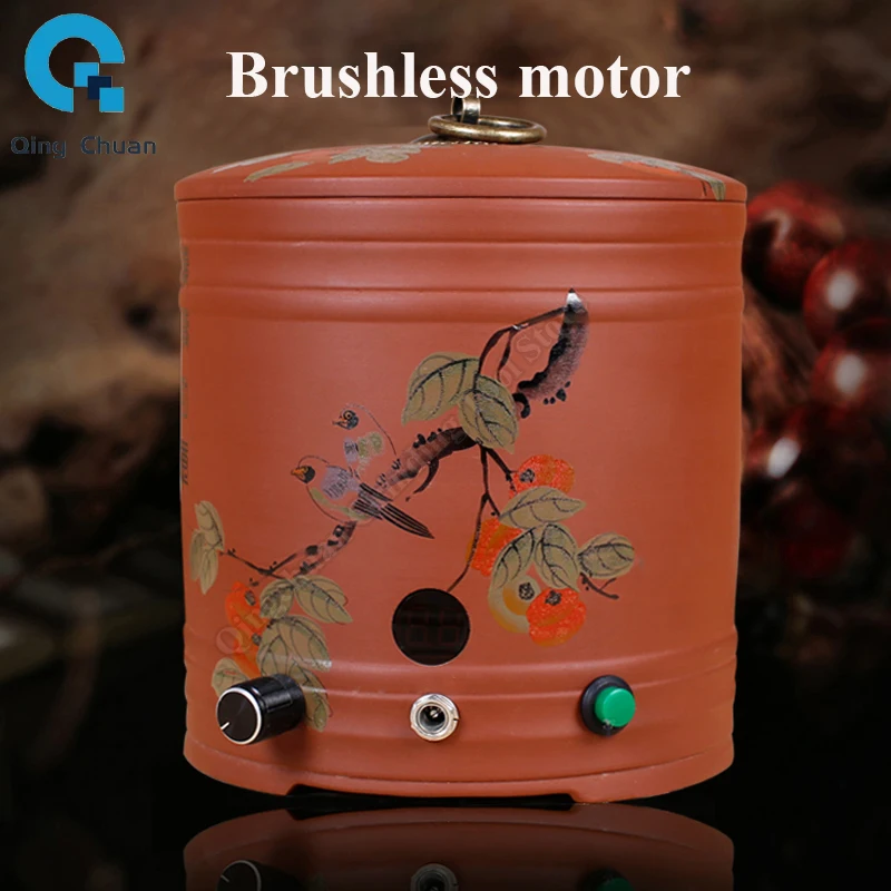 Disc Bead Machine Wenwan Electric Brush King Kong Bodhi Olive Walnut Automatic Pulp Polishing Machine Disc Brush String Artifact