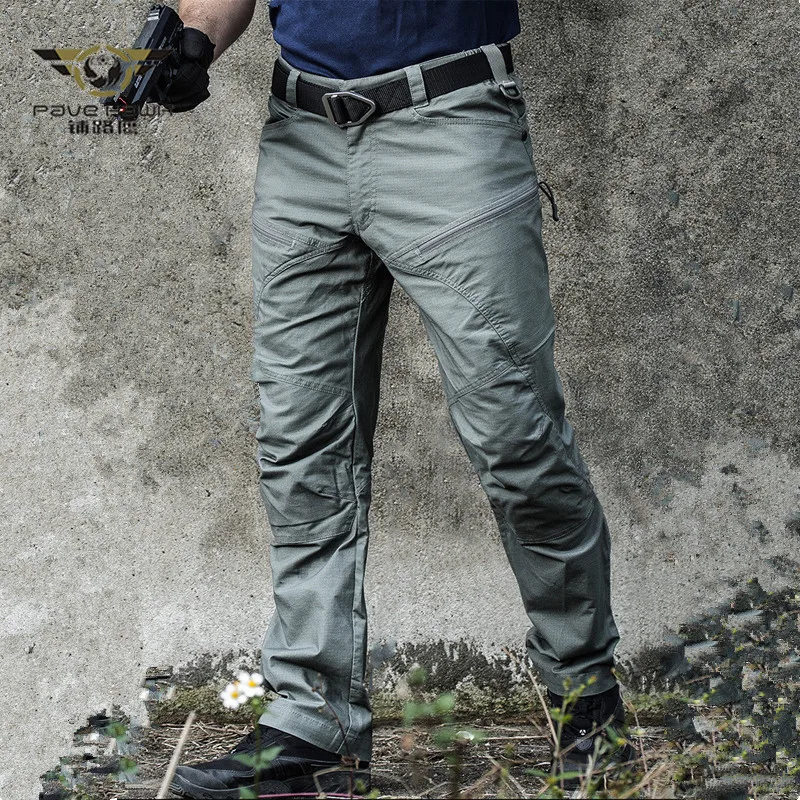 

Military Tactical Cargo Pants Men Special Force Army Combat Pants SWAT Waterproof Large Multi Pocket Cotton Long Trousers S-3XL