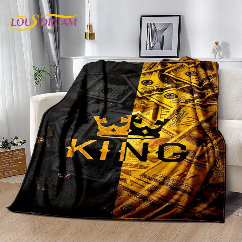 

3D Dollar Euro Money Pattern Soft Plush Blanket,Flannel Blanket Throw Blanket for Living Room Bedroom Bed Sofa Picnic Cover Kids