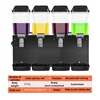 Multifunctional Cold Beverage Dispenser, Double/triple/quadruple Cylinder Optional, with Hot and Cold Stirring Function 3