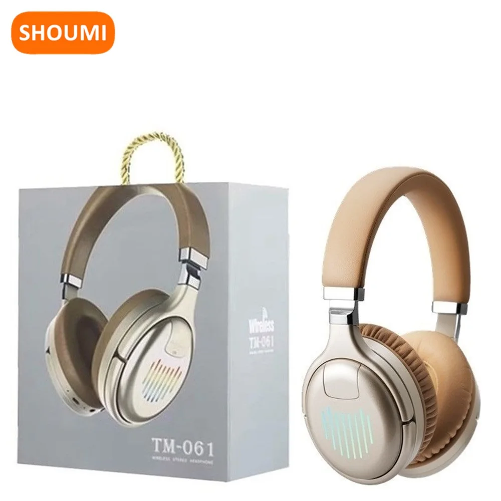 

SHOUMI беспроводные Bluetooth-наушники; Большие наушники; Bluetooth-гарнитура с басами; Вспышка; Светодиодный; Шлем с микрофоном; Для телефонов, музыкальных игр