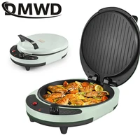 DMWD Electric Baking Pan Double-sided Heating Suspension Type Crepe Maker Breakfast Pancake Baking Machine Pizza Griddle 220V 1