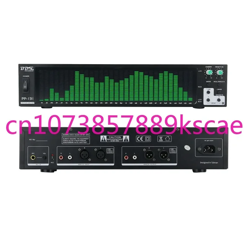 Analizzatore Di Spettro Audio Bds Pp-131 Verde/Blu/Bianco Display Indicatore Di Spettro Musicale Vu Meter 31 Segmenti