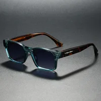Lunettes de soleil polarisées carrées de qualité pour hommes, noyau métallique UV400 unisexe, pour voyage, randonnée, plage, pêche 1