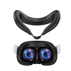 For Quest3 Silicone Eye Mask for Quest 3 Sweatproof and Dustproof Silicone Mask VR Accessories