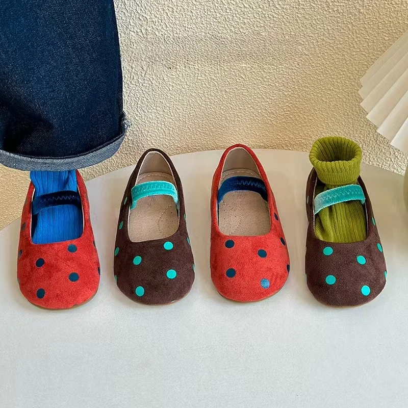 Girls Summer Ballet Flats Soft Sole Toddler Shoes