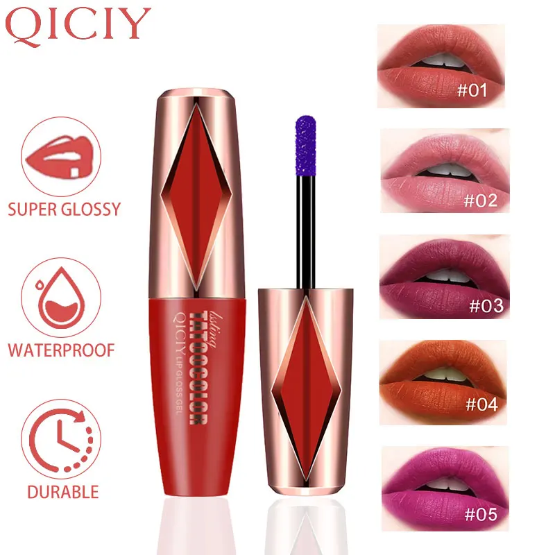 Peel Off Liquid Lipstick Lip Liner Tearing Lip Stain Waterproof Lasting Non-stick Lip Cup Dye Contour Beauty Cosmetics Makeup 6
