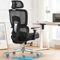Ergonomic Office Chair, Big and Tall Mesh Chair 400LBS for Home Office&Gaming, High Back Desk Computer Chair with Lumbar Support 1