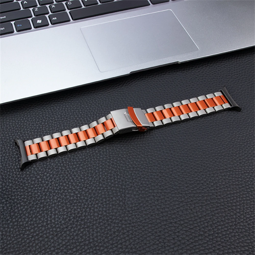 Luxury Men's Stainless Steel Bracelet - Metal Strap