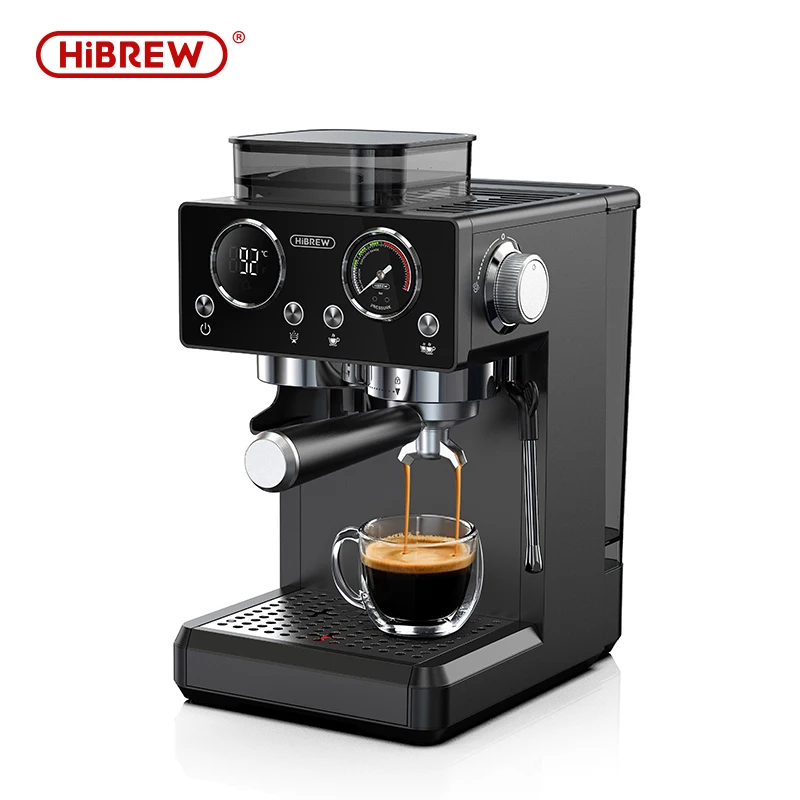 ماكينة قهوة اسبريسو HiBREW H20 شبه أوتوماتيكية مع...