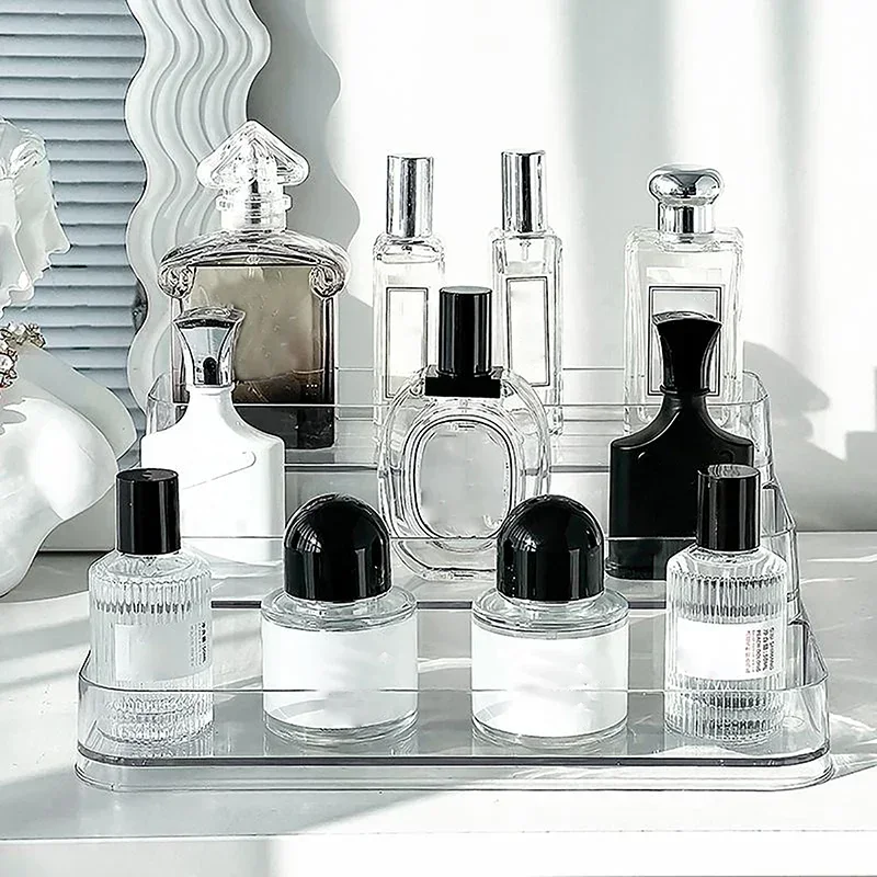 Desktop Perfume Shelf Bathroom Makeup Organizer Perfume Aromatherapy Organizer Skin Care Product Storage Rack Organizer 3