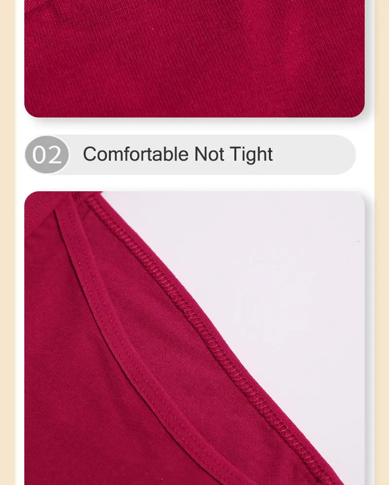 Cotton Bikini Panties - Women’s Low Waist Briefs | Comfortable Soft Cotton Lingerie Set