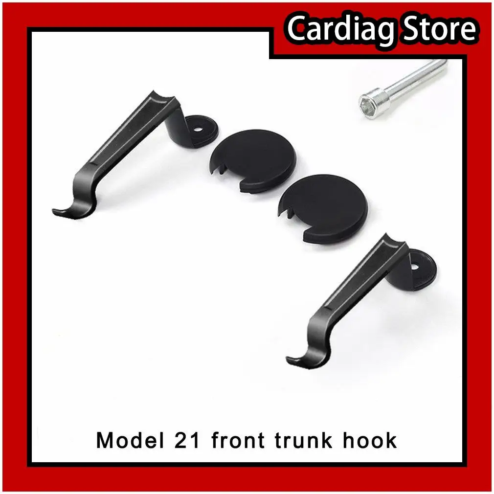 2pcs Car Hooks For Front Trunk Car Interior Hook For Hanging Bag Cargo