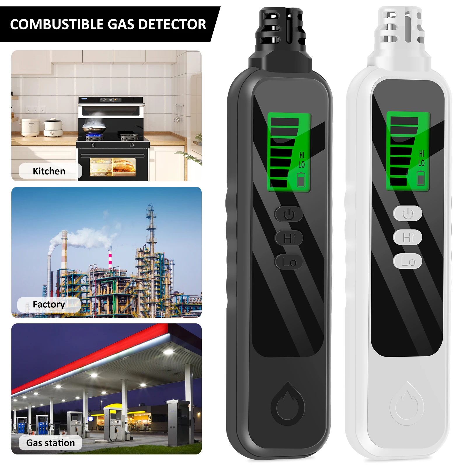 

Mini Carbon Monoxide Detector 0-999ppm Portable CO Gas Detector LCD Display Handheld Smoke Carbon Monoxide Monitor Battery